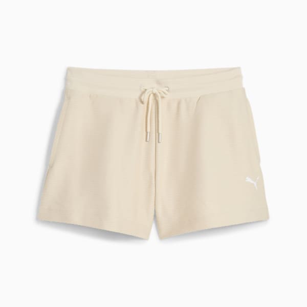 Short en jacquard trapèze 4 po Premium Essentials Femme, Alpine Snow, extralarge